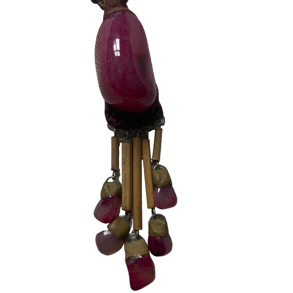 NWOT Fashion statement necklace - gorgeous pink rocks - Picture 5 of 6